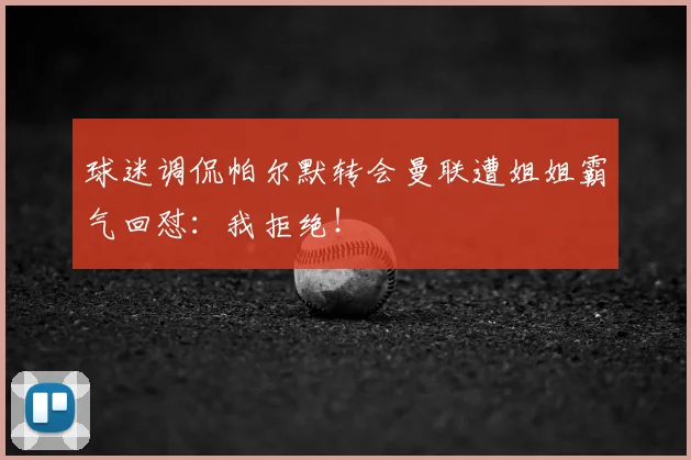 球迷调侃帕尔默转会曼联遭姐姐霸气回怼：我拒绝！